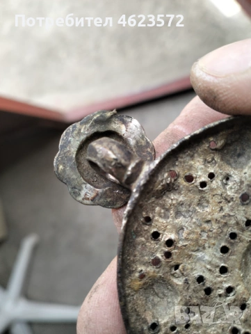 Стара сребърна пафта, снимка 5 - Антикварни и старинни предмети - 53996398