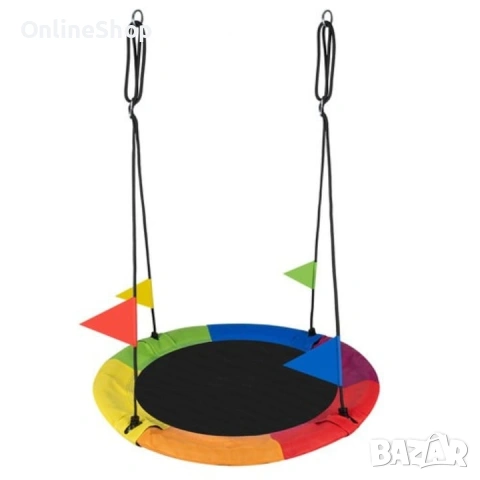 Детска люлка Costway, 100 см, многоцветна/синя, 150 кг, снимка 9 - Други - 53457065
