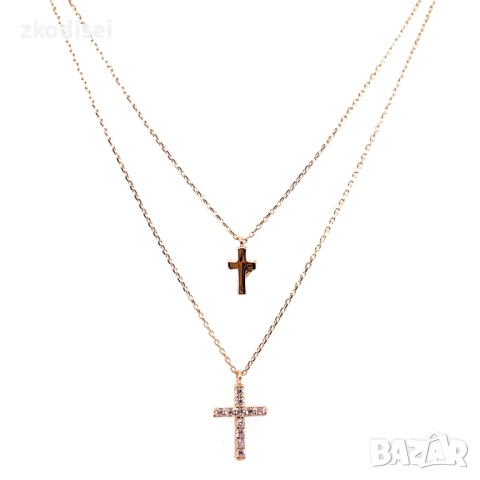 Златно колие 2,06гр. 45,0см. 14кр. проба:585 модел:32109-1, снимка 1