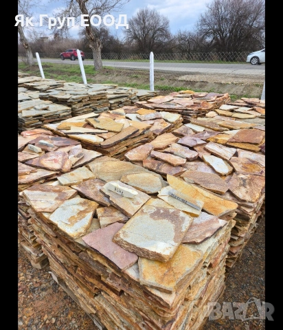 тикли облицовъчни камъни Гнайс подова настилка кокали глиц оформен градинско обзавеждане декоративни, снимка 4 - Облицовки - 53852558