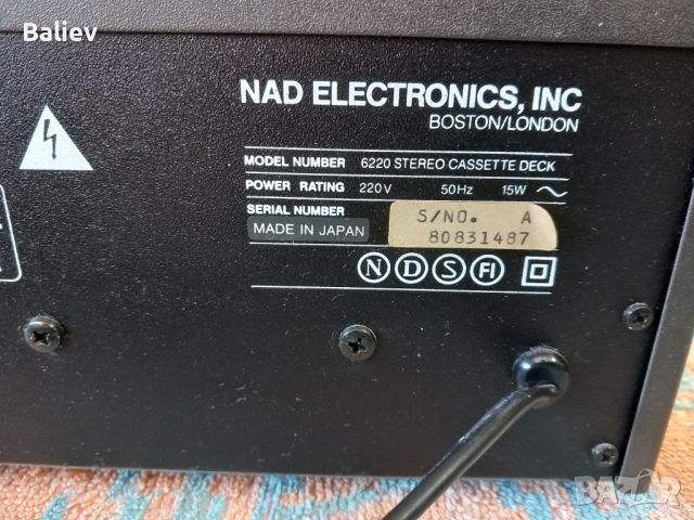 NAD 6220 CASSETTE DECK , снимка 3 - Декове - 46280336