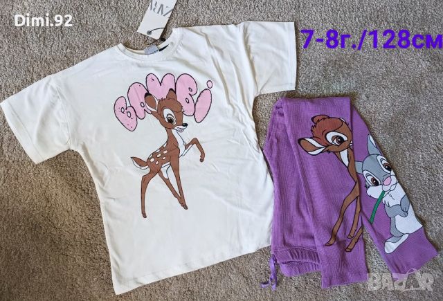 Комплекти Зара с "Unicorn", "Бъгс Бъни и Лола" и "Бамби", снимка 5 - Детски комплекти - 45784958