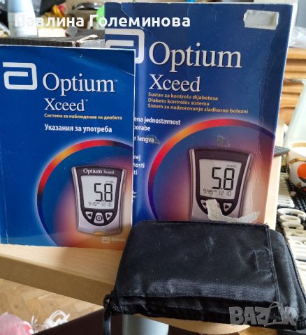 глюкомери Optium Xceed и Accu-Chek, снимка 3 - Друга електроника - 45357335