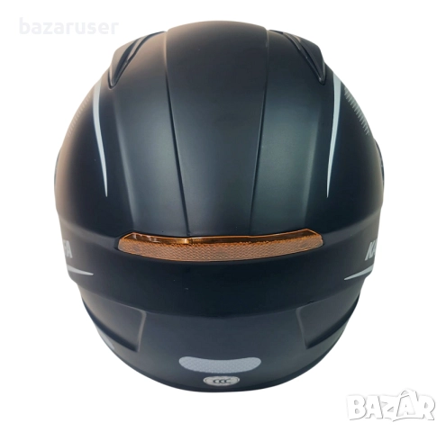 Нова КАСКА N338 - черен мат К6 -А 5059-1/253338, снимка 4 - Аксесоари и консумативи - 51466225