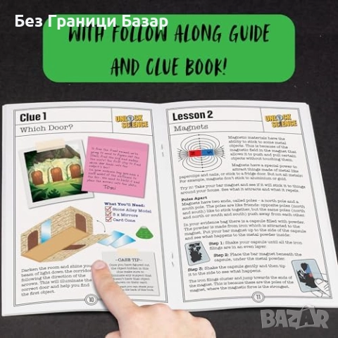 Нов Научен комплект за деца 8+ Rainforest Rumble STEM криминална игра, снимка 6 - Образователни игри - 52123461