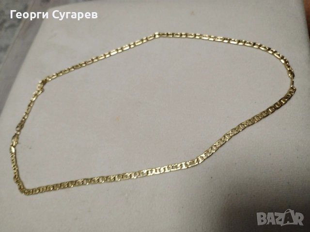 Злстно ланче 14к, снимка 2 - Колиета, медальони, синджири - 52997869