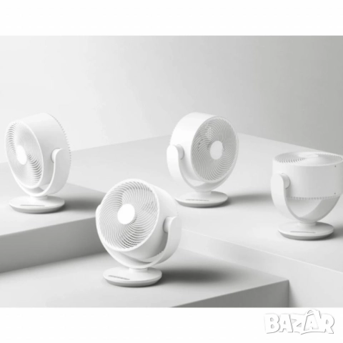 Настолен вентилатор Diplomat DFX-636, 8", 50W, 3D циркулация, 3 скорости, механично управление, снимка 6 - Друга електроника - 52032399