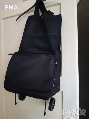 Чанта удобна сгъваема с две колелца - НОВА/ за багаж, за пазар, снимка 5 - Сакове - 50053114