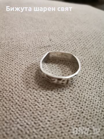 Мъжки сребърен пръстен с дефект , снимка 4 - Пръстени - 46219942