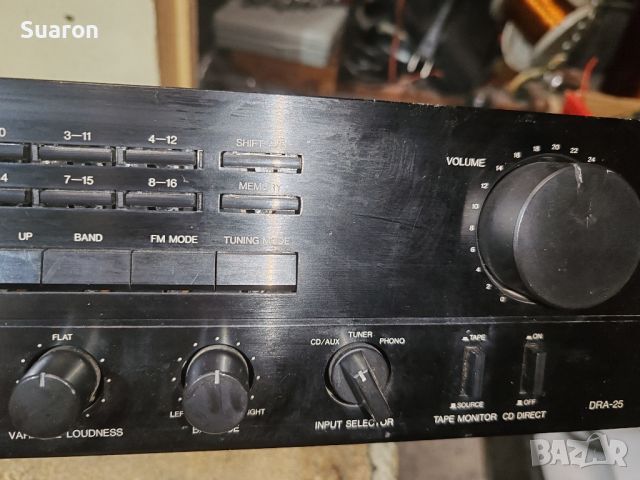 Усилвател ,,DENON" Model: DRA-25, снимка 5 - Ресийвъри, усилватели, смесителни пултове - 46754420