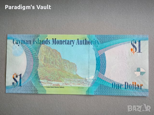 Банкнота - Кайманови острови - 1 долар UNC | 2018г., снимка 2 - Нумизматика и бонистика - 45911723