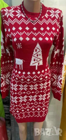 Дамска коледна рокля  