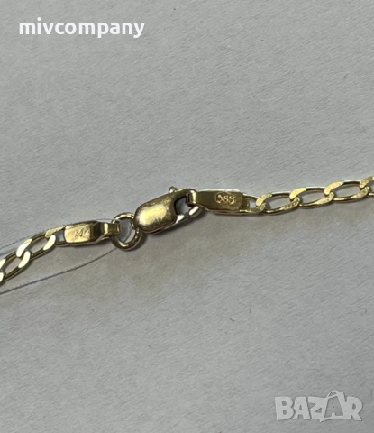 Златен синджир 4.50гр.51см., снимка 2 - Колиета, медальони, синджири - 52615999
