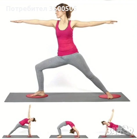 Плъзгащи се дискове за тренировка, снимка 2 - Йога - 53111198