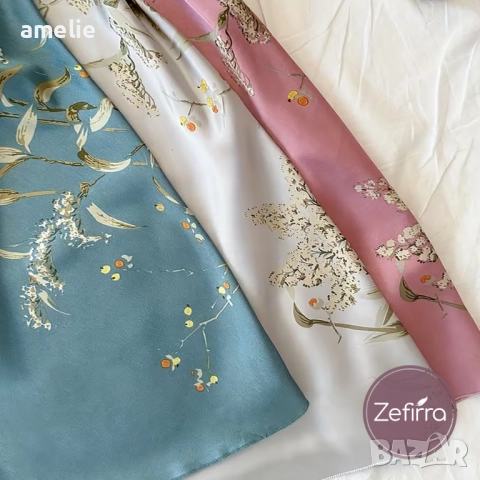 Дамска сатенена нощничка Zefirra Aglaya в 5 цвята, снимка 6 - Нощници - 52636296