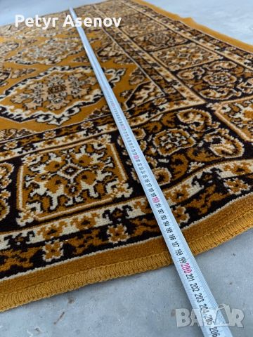 Чисто нов жълт килим, снимка 4 - Килими - 46410214