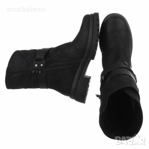 Дамски класически боти до глезена, 3цвята , снимка 13 - Дамски боти - 51952862