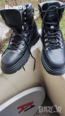 Мъжки кожени обувки GANT 45, снимка 2 - Мъжки боти - 52636980