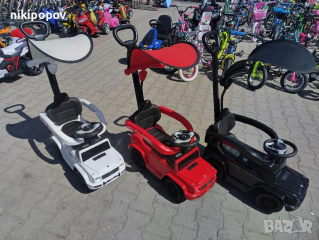 MERCEDES Кола за яздене с дръжка и сенник Mercedes-benz G350d, снимка 4 - Други - 53849679