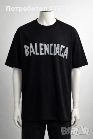 Мъжка тениска Balenciaga, снимка 5 - Тениски - 53857016