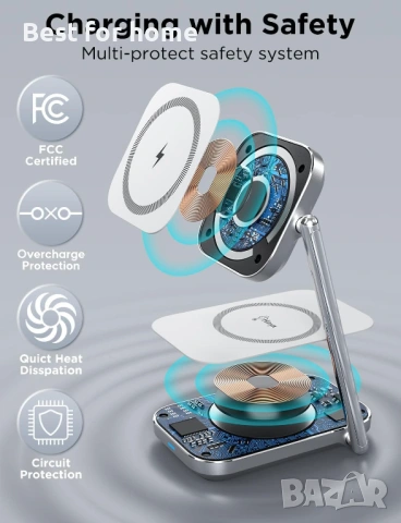 Hinyx Безжично зарядно за iPhone, снимка 8 - Друга електроника - 53841957