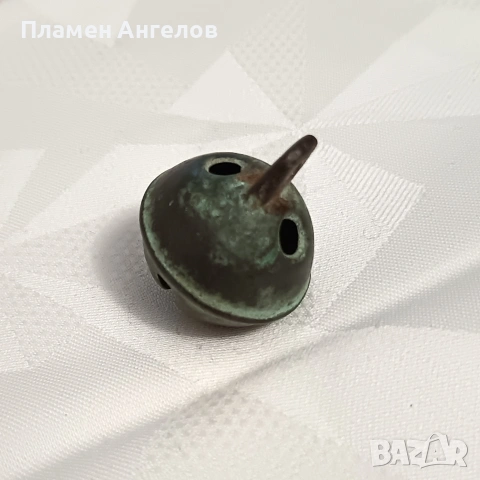 Бронзово звънче, хлопка, камбанка, орехче. , снимка 4 - Антикварни и старинни предмети - 54073373