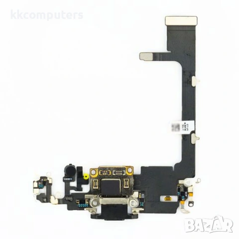 Лентов кабел за APPLE iPhone 11 Pro с черен конектор зареждане, микрофон Original