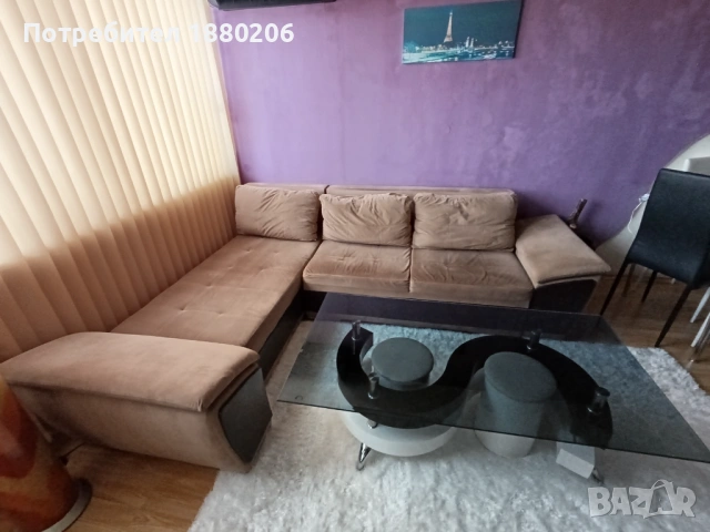 Холов ъглов диван, снимка 7 - Дивани и мека мебел - 53936944