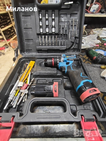 Акумулаторен безчетков винтоверт Gisam, снимка 4 - Винтоверти - 53976141