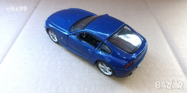 Bburago BMW Z4 M Coupe 1:32 metallic blue, снимка 3 - Колекции - 48235790