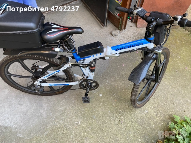 500 Вата! Електрическо Планинско Колело Ancheer 26 цола, снимка 5 - Велосипеди - 54149169