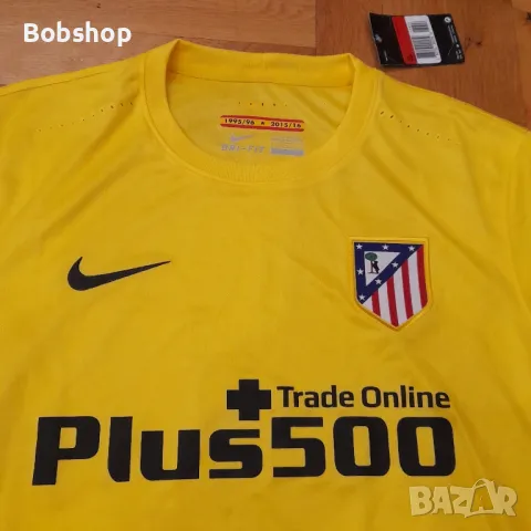 Атлетико Мадрид - Найк - Atletico Madrid - Nike - goalkeeper player issue shirt season 2015/2016, снимка 2 - Футбол - 48215368