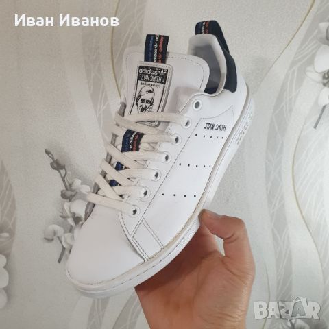 маратонки adidas Stan Smith 'White Black' номер 41,5-42, снимка 14 - Маратонки - 45734522