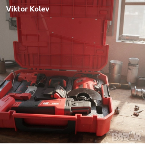 Комплект 2 в 1 KraftRoyal Red Mx Fuel 36V , снимка 2 - Куфари с инструменти - 52941392