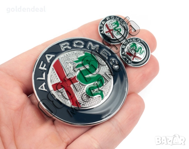 Емблема Алфа Ромео Стелвио Джулия за централна конзола джойстик, снимка 2 - Аксесоари и консумативи - 53746778