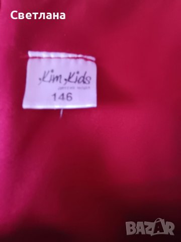 Детска официална рокля 146см., снимка 3 - Детски рокли и поли - 46184451
