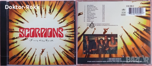 Scorpions – CD - оригинални дискове, снимка 5 - CD дискове - 46554402