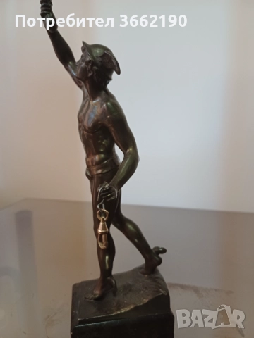 Статуетка на Хермес, снимка 3 - Антикварни и старинни предмети - 52515544