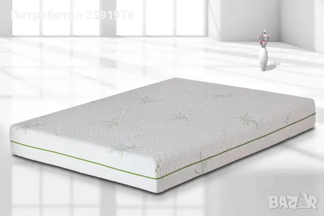 Двулицев матрак Bamboo Memory Gel - нестандартни размери !, снимка 1