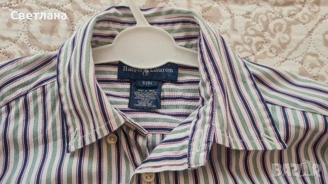 Детска риза с дълъг ръкав Ralf Lauren , снимка 3 - Детски ризи - 53911463