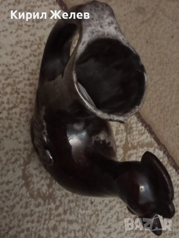 Керамична кана петел 51723, снимка 4 - Антикварни и старинни предмети - 52080002