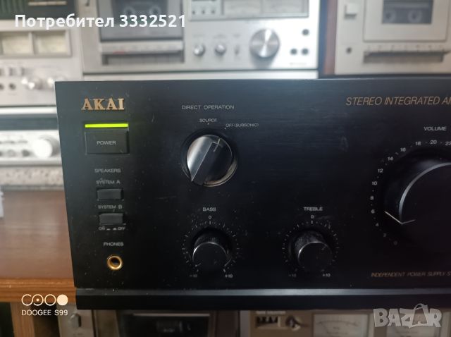 Akai AM-37, снимка 3 - Ресийвъри, усилватели, смесителни пултове - 46646520