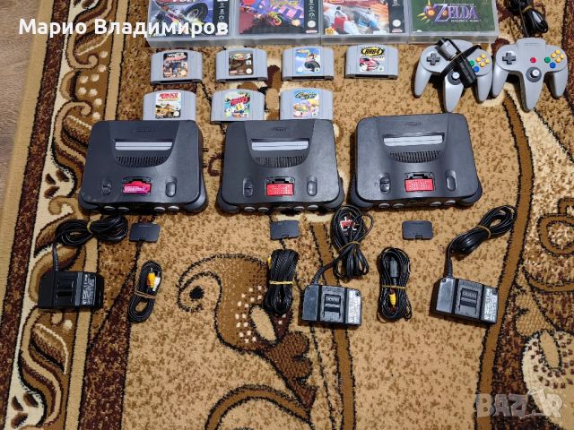 Nintendo 64, джойстици, игри с кутии и още, снимка 9 - Nintendo конзоли - 45112281