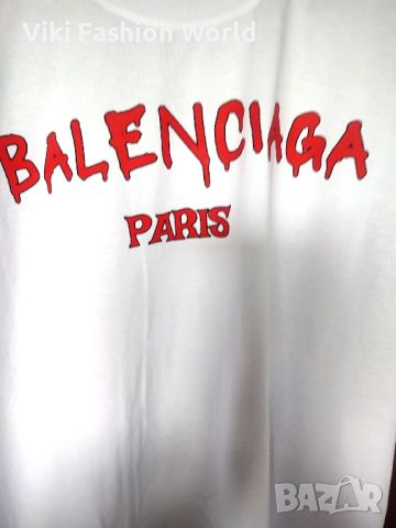 BALENCIAGA тениски овърсайз висок клас, снимка 3 - Тениски - 45683080