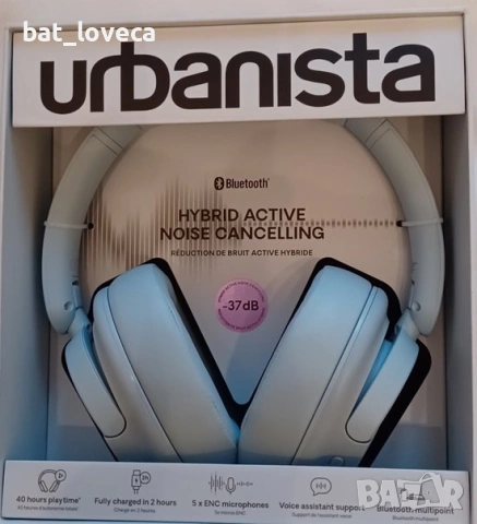 Безжични слушалки URBANISTA, снимка 2 - Безжични слушалки - 53668038