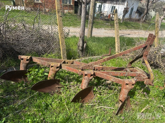 Плуг 4х25 (четворка) – здрав и масивен модел, снимка 2 - Селскостопанска техника - 54270155