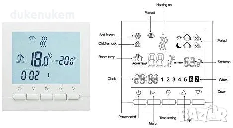 НОВ! Програмируем термостат за газови котли с LCD дисплей, снимка 2 - Друга електроника - 49825761