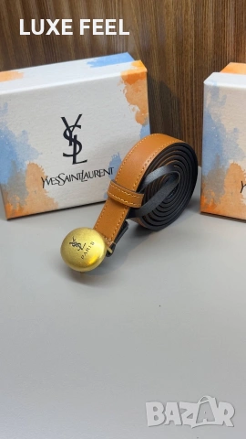 YVES SAINT LAURENT ⚜️ Естествена Кожа , снимка 8 - Колани - 53200932