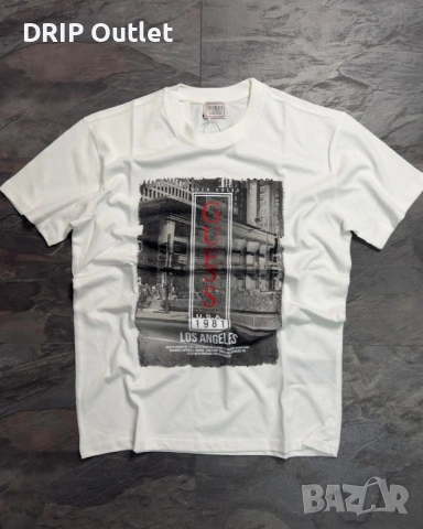 !НОВИ 12 МОДЕЛА! Мъжки Летни Тениски |HUGO|AX|DSQ2|BALENCIAGA, снимка 2 - Тениски - 54177509