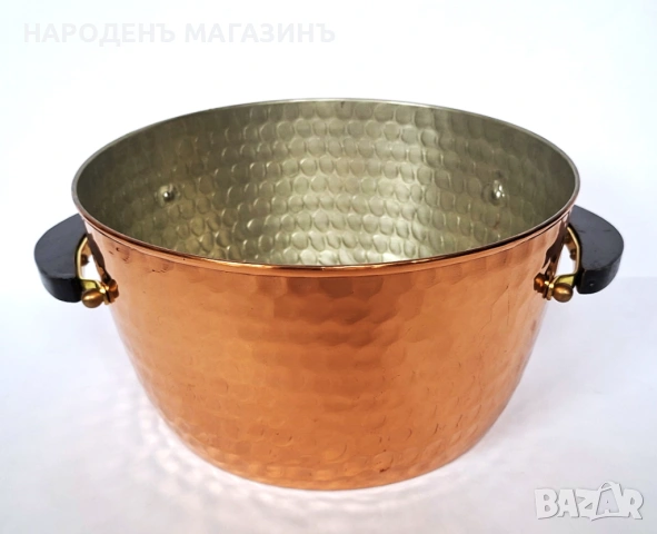 Нова немска голяма медна тенджера печка готвене 